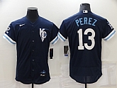 Royals 13 Salvador Perez Navy Nike 2022 City Connect Flexbase Jerseys,baseball caps,new era cap wholesale,wholesale hats